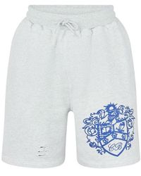 Cole Buxton - Collegiate Fleece Jogger Shorts - Lyst