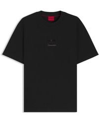 HUGO - Short Sleeve Crew Neck Logo T-Shirt (Dumeon) - Lyst
