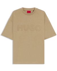 HUGO - Dinkee Oversized Fit T-Shirt - Lyst