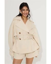 Odd Muse - Trench Jacket Coat - Lyst