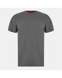 HUGO - Sporty Tape T Shirt - Lyst