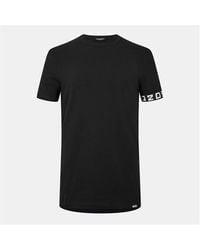 DSquared² - Tape Logo T-Shirt - Lyst