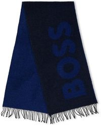 BOSS - Armin Midweight Scarf - Lyst