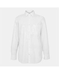 Maison Margiela - Cotton Long Sleeve Oxford Shirt - Lyst