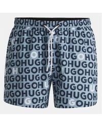 HUGO - Tortuga Swim Shorts - Lyst