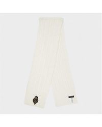 Ralph Lauren - Crest Cable-Knit Scarf - Lyst