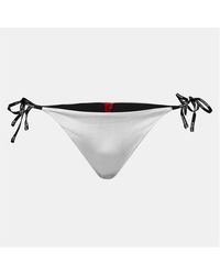 HUGO - Pure Adjustable Quick Drying Tie Side Bikini Bottoms - Lyst