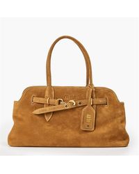 Miu Miu - Aventure Suede Tote Bags - Lyst