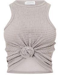 Magda Butrym - Top 01 Short Sleeve Plain Shirt - Lyst