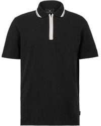 Paul Smith - Zipped Short Sleeve Polo Shirt - Lyst