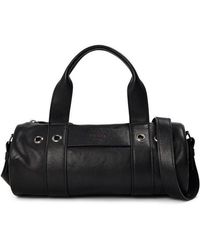 Prada - Route Large Leather Top Handle Bag - Lyst