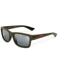 Prada - 0Ps B10S Rectangle Sunglasses - Lyst