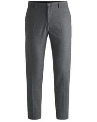 BOSS - P Genius Straight Leg Trousers - Lyst