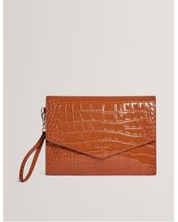 Ted Baker - Croc Pouch - Lyst