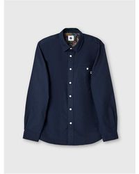 Pretty Green - Long-Sleeve Plain Shirt - Lyst