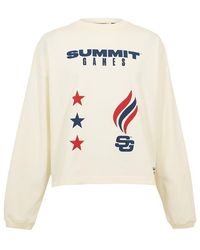 SUMMER GAMES - Champion Ls Tee Long Sleeve T-Shirt - Lyst