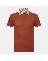 Burberry - Cody Check Polo Shirt - Lyst