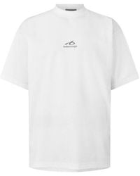 Balenciaga - Plain T-shirt - Lyst