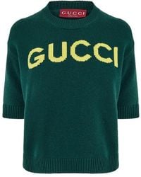 Gucci - Intarsia Wool Top - Lyst