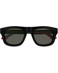 Gucci - Rectangle Sunglasses - Lyst
