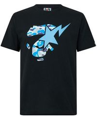A Bathing Ape - Bape Face Sta Tee Sn63 - Lyst
