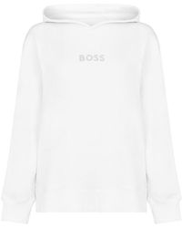 BOSS - Diamante Logo Oth Hoodie - Lyst