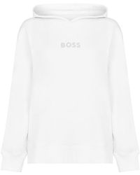 BOSS - Diamante Logo Oth Hoodie - Lyst