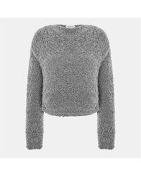 Magda Butrym - Fine Knit Crew Neck Jumper - Lyst