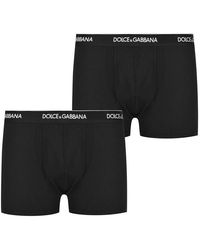 Dolce & Gabbana - Two Pack Stretch Cotton Boxers - Lyst