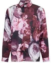 Ted Baker - Biton Long-Sleeve Patterned Shirt - Lyst