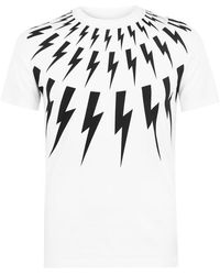 Neil Barrett - Lightning Bolt T Shirt - Lyst
