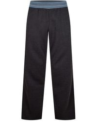 Missoni - Chevron Straight Leg Trousers - Lyst