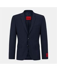 HUGO - Extra Slim Fit Blazer - Lyst