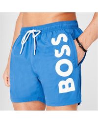 BOSS - Octopus Swim Shorts - Lyst