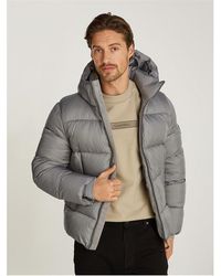 Calvin Klein - Hooded Quilt Puffer Mw - Lyst