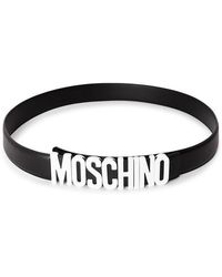 Moschino - Leather Belt - Lyst