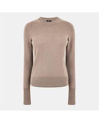 JOSEPH - Long Sleeve Pull Over Crew Neck Jumper - Lyst