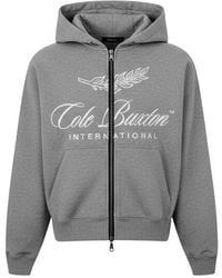 Cole Buxton - Logo Cotton International Zipped Hoodie - Lyst