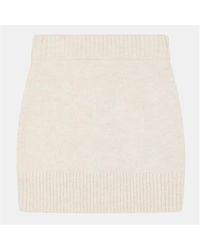 The Couture Club - Emblem Knit Skirt - Lyst