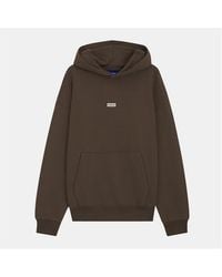 HUGO - Nazardo Drawstring Hoodie With Modern Logo Detail - Lyst
