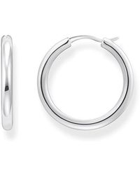 Thomas Sabo - Sterling Hoop Earrings - Lyst