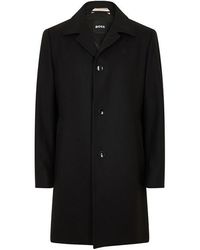 BOSS - H Task Overcoat - Lyst