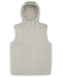 Rains - Lohja Waterproof Insulated Hooded Gilet - Lyst