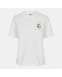 CASABLANCA - Casa Object Oversized T-Shirt - Lyst