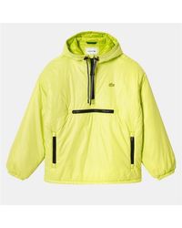 Lacoste - Padded Popover Hooded Jacket - Lyst