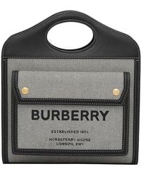 Burberry - Pocket Mini Handbag - Lyst
