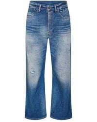 Acne Studios - Trafalgar Relaxed Fit Wide Leg Jeans - Lyst