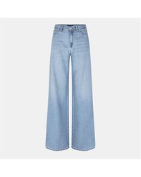 7 For All Mankind - Lotta Wide Leg Jeans - Lyst