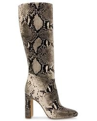 Steve Madden - Knee High Block Heel Boots With Zipper - Lyst