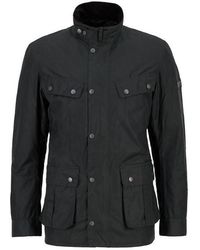 Barbour - Duke Water Resistant Windproof Cotton Long Sleeve Wax Jacket - Lyst